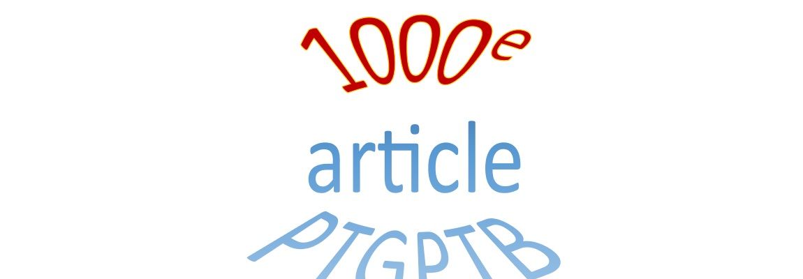 1000e article publié