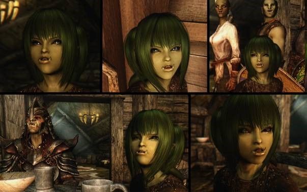 Portraits de plusieurs orcs dans World of Warcraft